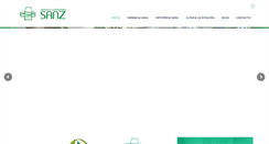 Desktop Screenshot of farmaciasanz.es